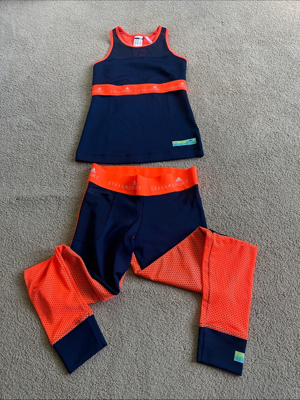 Stellasport by adidas two piece top and leggings